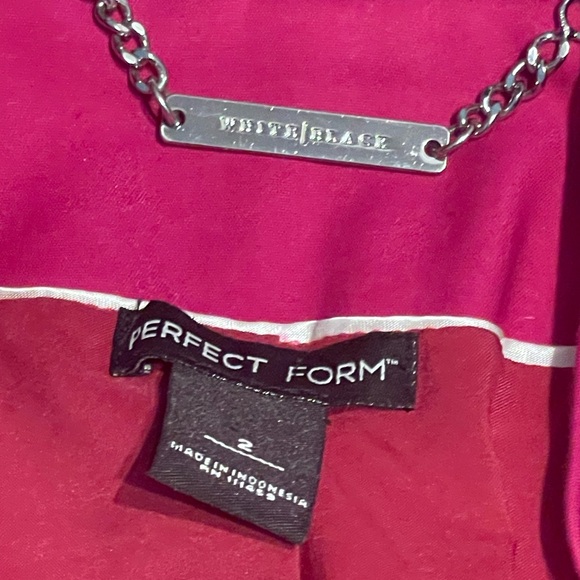 Vibrant Pink elegant Women's Blazer size 2 /p 56% cotton - Picture 3 of 15